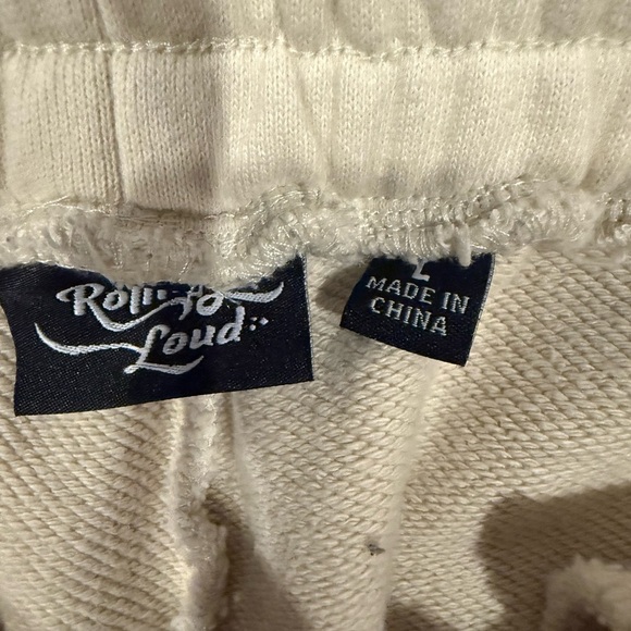 ROLLING LOUD Cream Graphic Joggers MENS SIZE LARGE - Picture 2 of 3